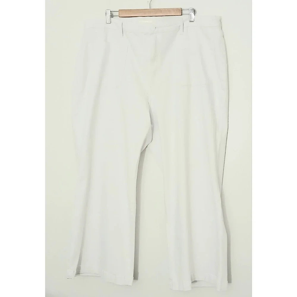 Kut from the Kloth Jeans Women's Size 24W Meg Wide Leg High Rise White Pre-owned